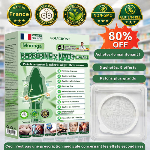 𝐅𝐨𝐫𝐦𝐮𝐥é 𝐩𝐚𝐫 𝐝𝐞𝐬 𝐌é𝐝𝐞𝐜𝐢𝐧𝐬 |𝐒𝐎𝐋𝐕𝐈𝐑𝐎𝐍®  𝐏𝐚𝐭𝐜𝐡 𝐦𝐢𝐜𝐫𝐨𝐧𝐞𝐞𝐝𝐥𝐞 𝐧𝐚𝐧𝐨 𝟏𝟎-𝐞𝐧-𝟏 à 𝐥𝐚𝐫𝐠𝐞 𝐜𝐨𝐮𝐯𝐞𝐫𝐭𝐮𝐫𝐞 𝐚𝐦é𝐥𝐢𝐨𝐫é𝐞